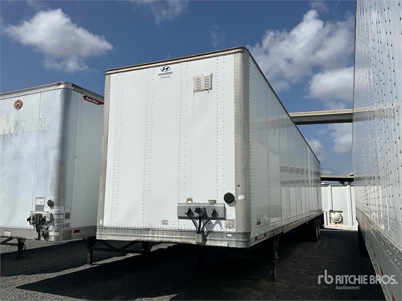 Hyundai 53 ft T/A Van Trailer