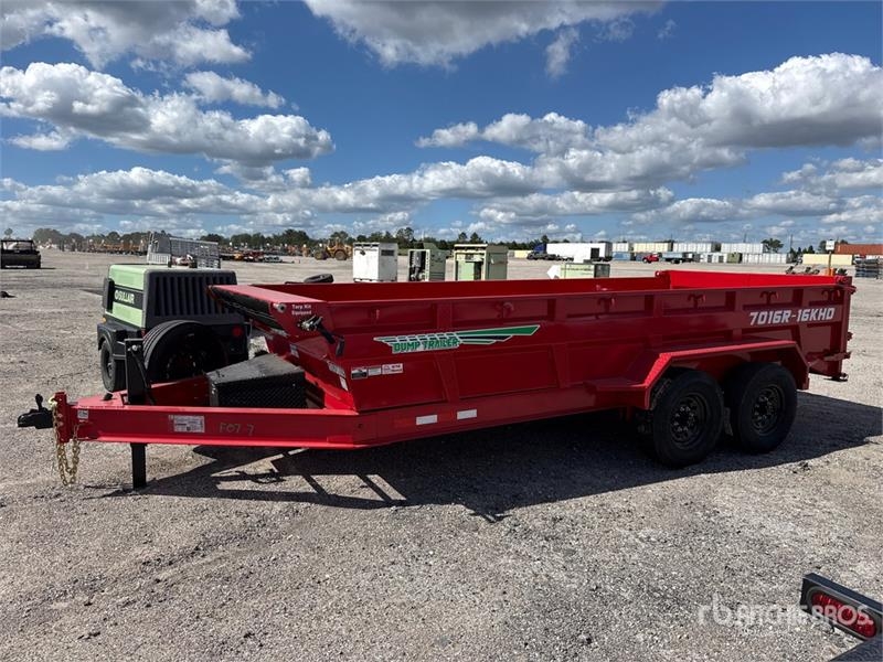 Remorque benne Utility Industrias America 7016R 17 ft T/A Dump (Unused) — occasion 2027