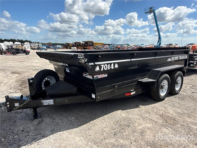 Remorque benne Utility Industrias America 7014 15 ft T/A Dump (Unused) — occasion 2027
