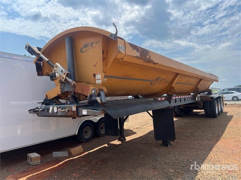 Jet Company Company Tri/A Side Dump Trailer