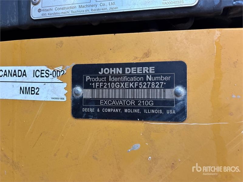 Pelle sur chenilles John Deere 210G LC Tracked — occasion 2019, 6 322 h
