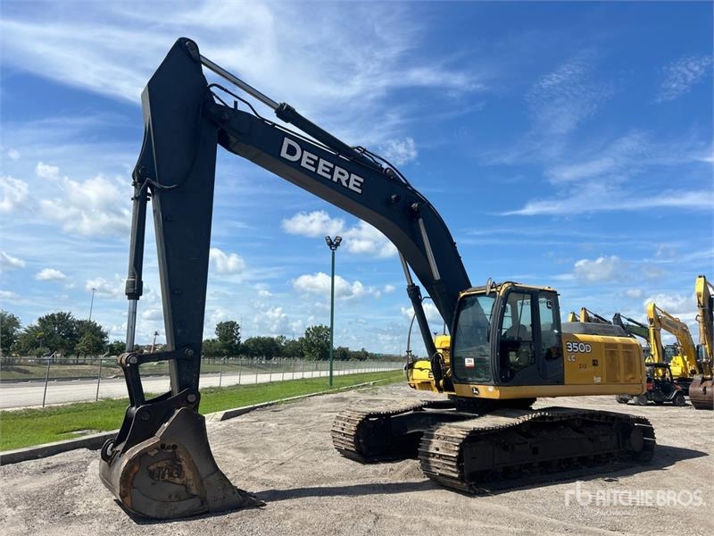 Pelle sur chenilles John Deere 350D-LC — occasion 2007, 14 128 h