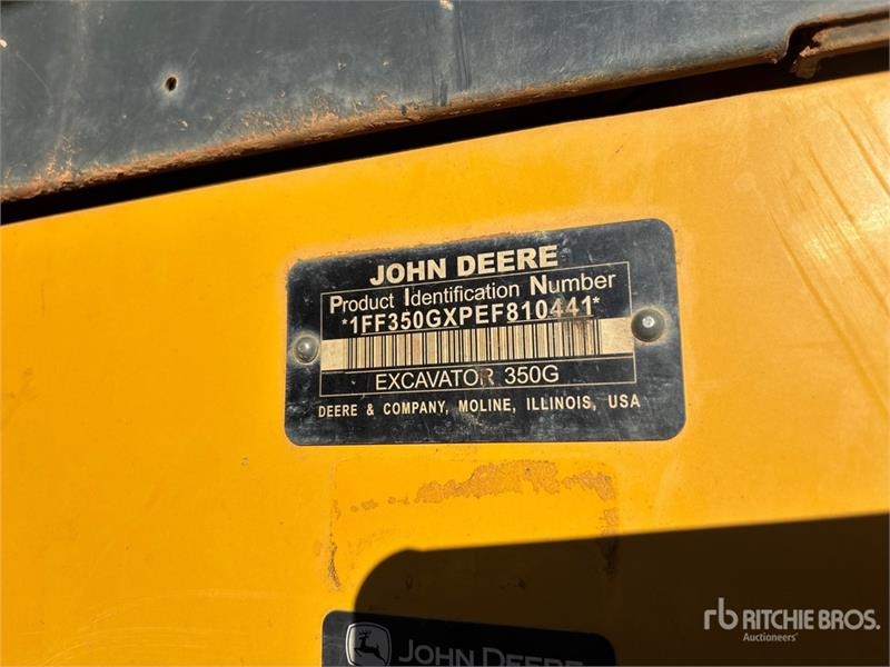 Pelle sur chenilles John Deere 350G LC Tracked — occasion 2015, 12 678 h