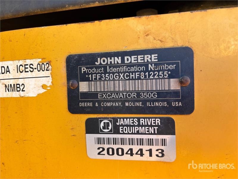 Pelle sur chenilles John Deere 350G LC Tracked — occasion 2018, 9 839 h