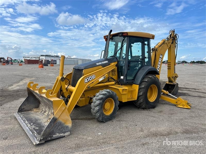 Tractopelle John Deere 410G — occasion 2003, 5 871 h