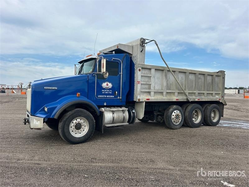 Camion benne Kenworth T800 — occasion 2014