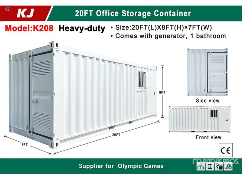 Remorque KJ K208 20 ft x 7 ft Office Storage Container — occasion 2027