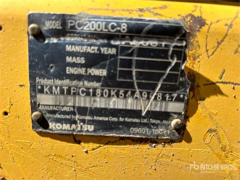 Pelle sur chenilles Komatsu PC200LC-8 Tracked — occasion 2012, 21 223 h
