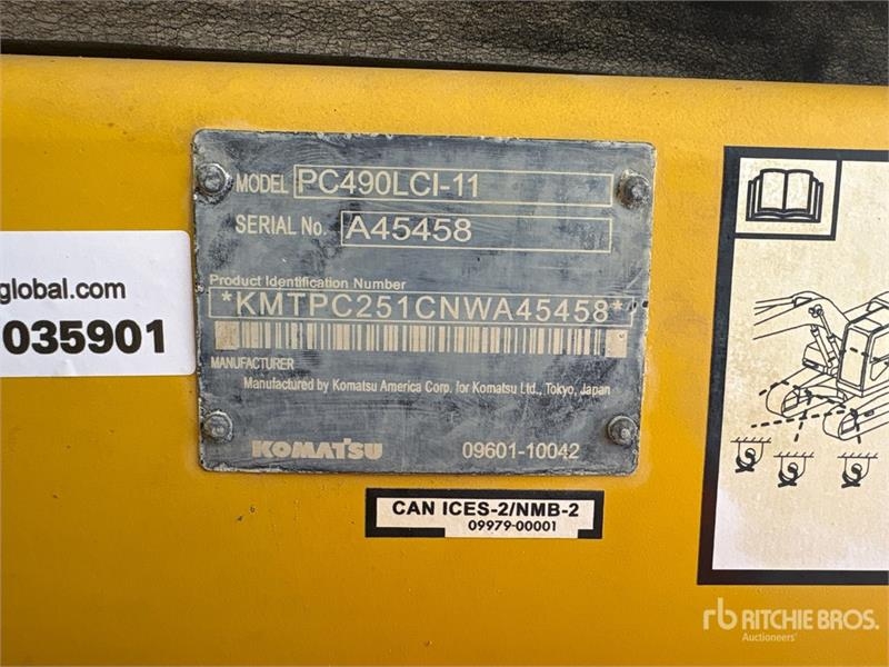 Pelle sur chenilles Komatsu PC490LCI-11 Tracked — occasion 2023, 5 392 h