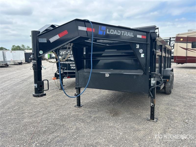 Load Trail 16 ft T/A Gooseneck Dump Utility Trailer