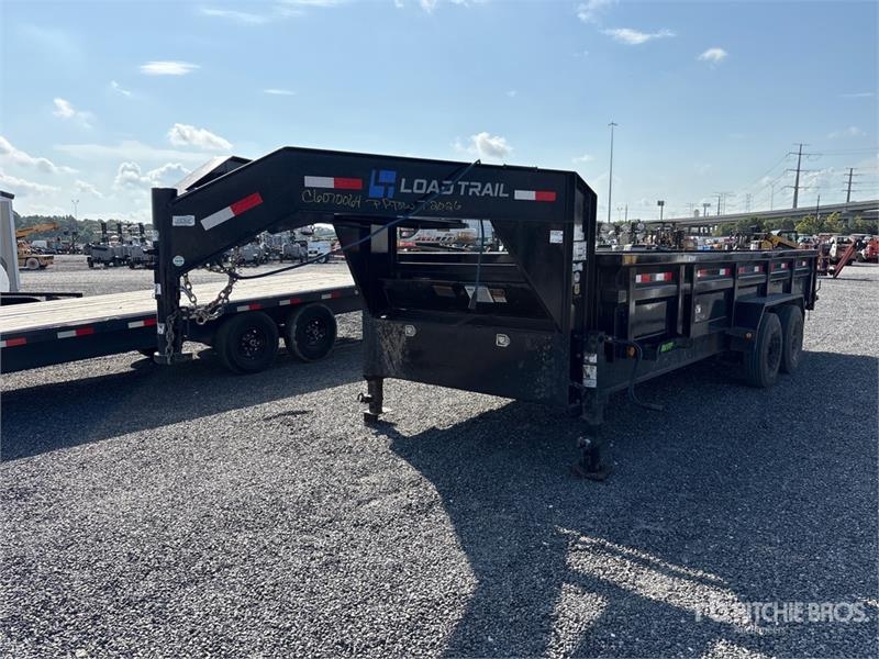 Load Trail 20 ft T/A Gooseneck Dump Utility Trailer