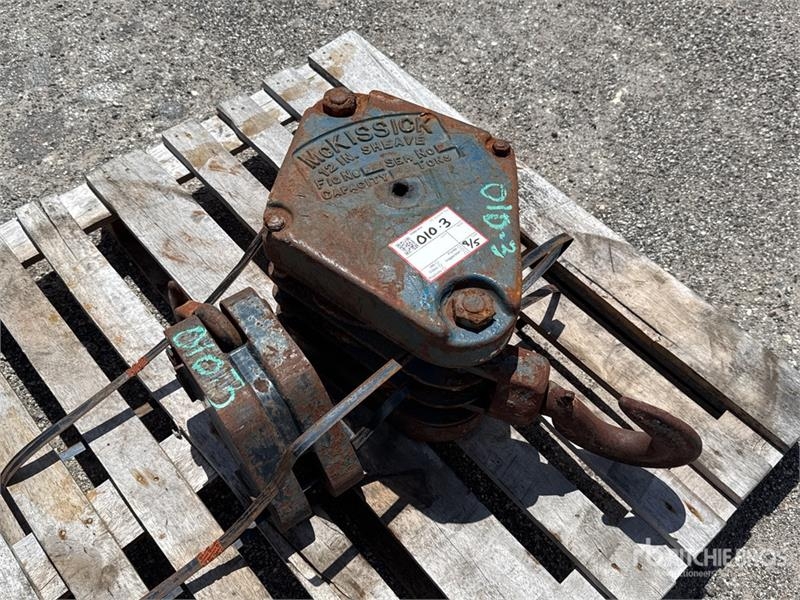 McKissick 12 ton 3 Sheave Hook Block