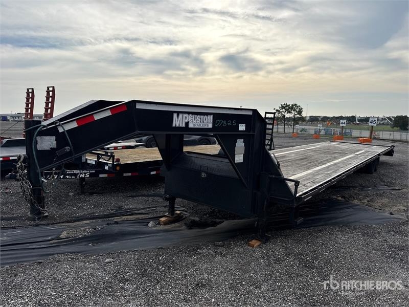 Remorque porte-engins MP Custom CTZ 40 ft T/A Gooseneck Equipment Traile — occasion 2025