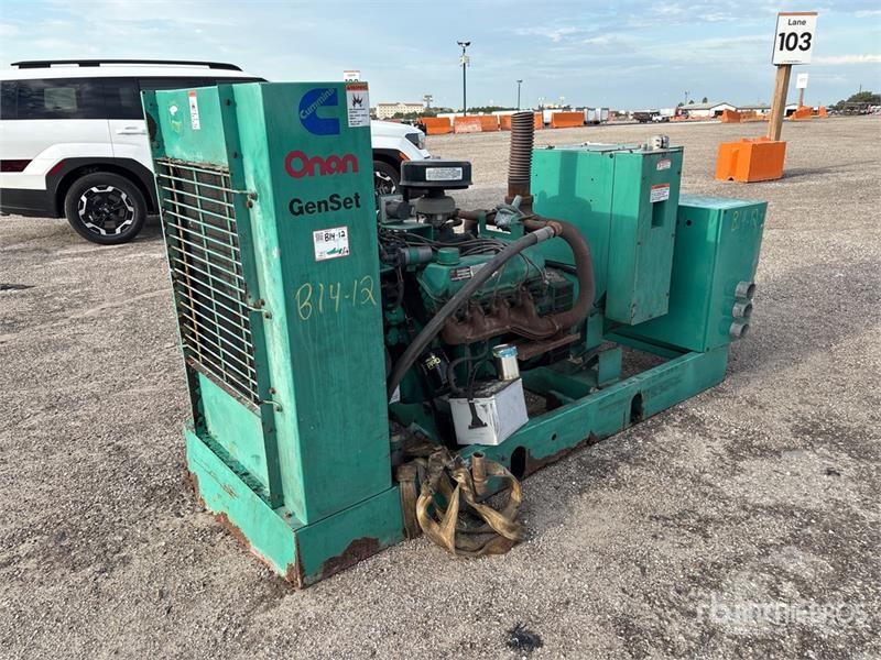 Onan 75 kVA Skid-Mounted Generator Set