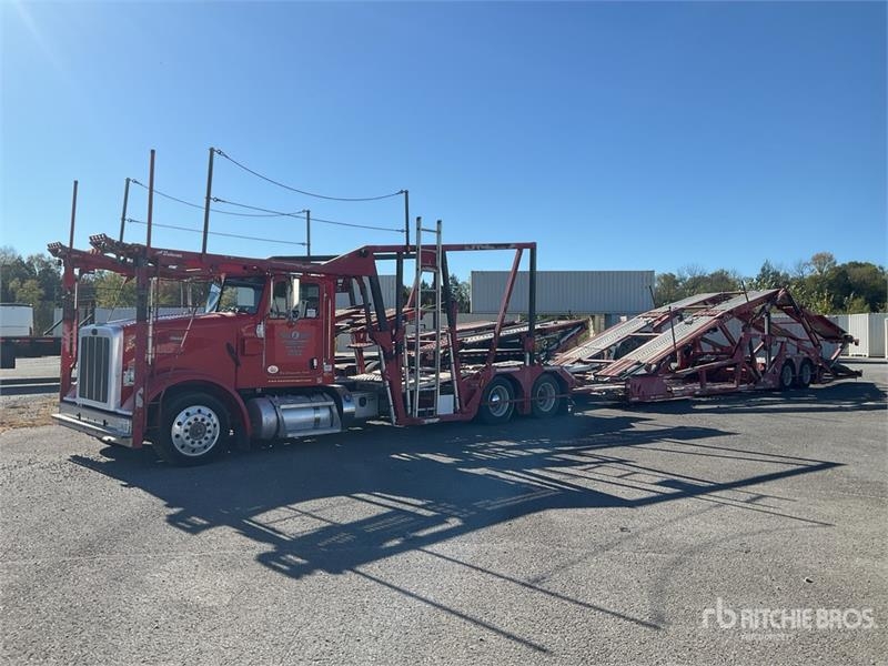 Camion porte-engins Peterbilt 365 6x4 Car Carrier — occasion 2016