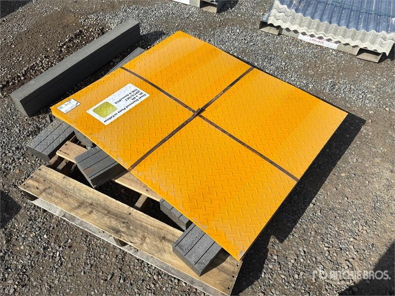 Palan et treuil Quantity of (20) 3 ft x 4 ft Yellow Steel Diamond — occasion