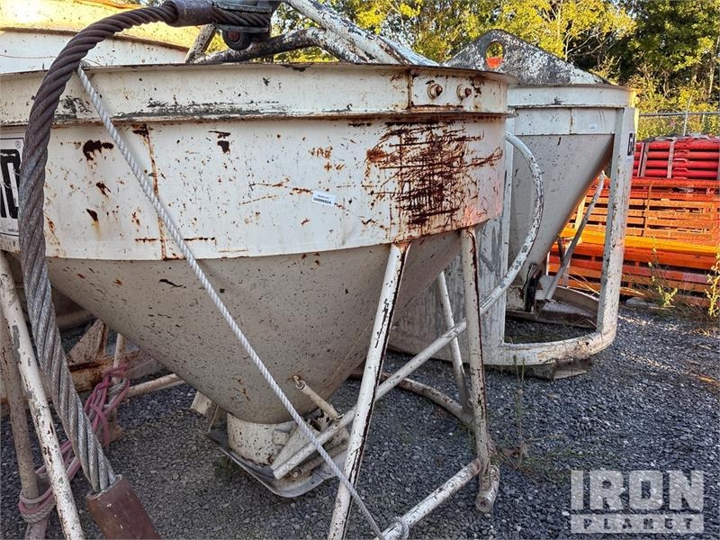 Quantity of (3) 1 cyd Concrete Bucket Attachment