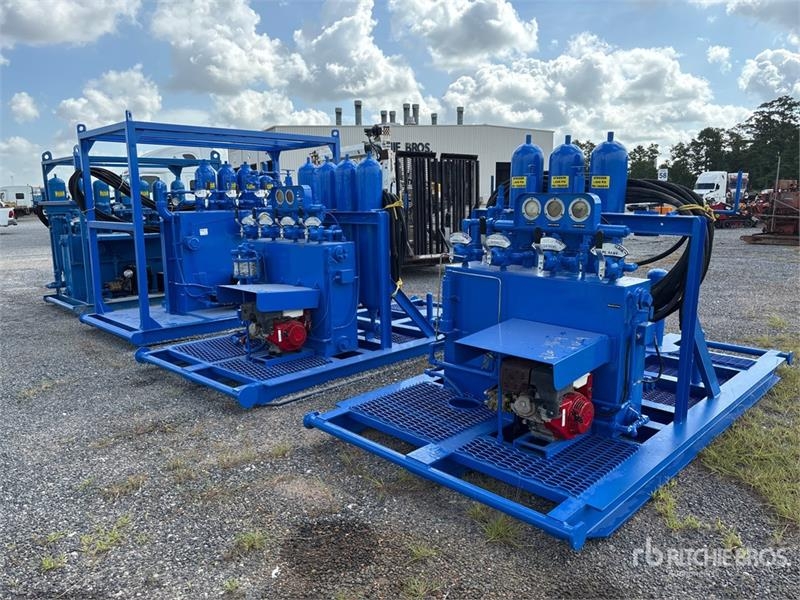 Quantity of (4) Skid-Mounted Hydraulic Closing Uni