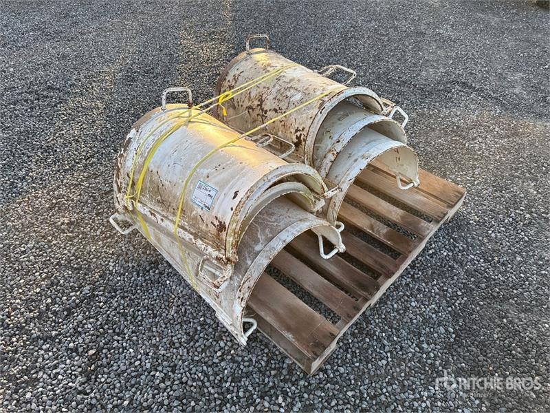 Quantity of (6) Concrete Chute Sections