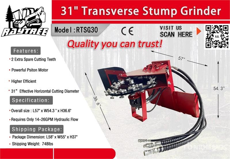 Herse rotative Raytree RTSG30 — occasion 2026