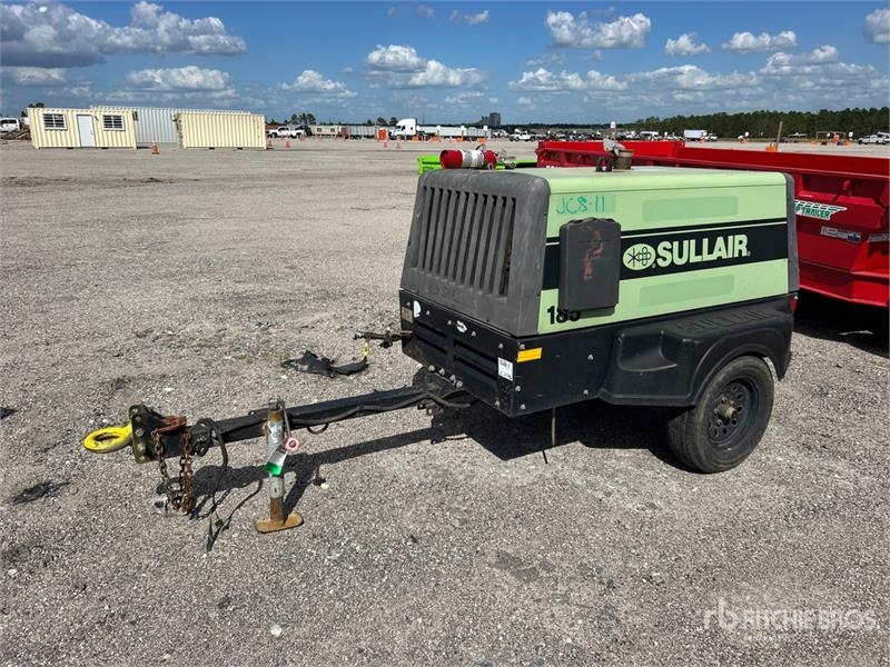 Compresseur Sullair 185DPQ-KU-T3 185 cfm Mobile Air Compressor — occasion 2020, 3 132 h