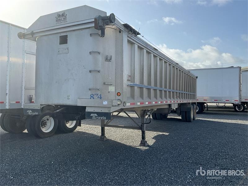 Travis T/A Aluminum Frameless End Dump Trailer