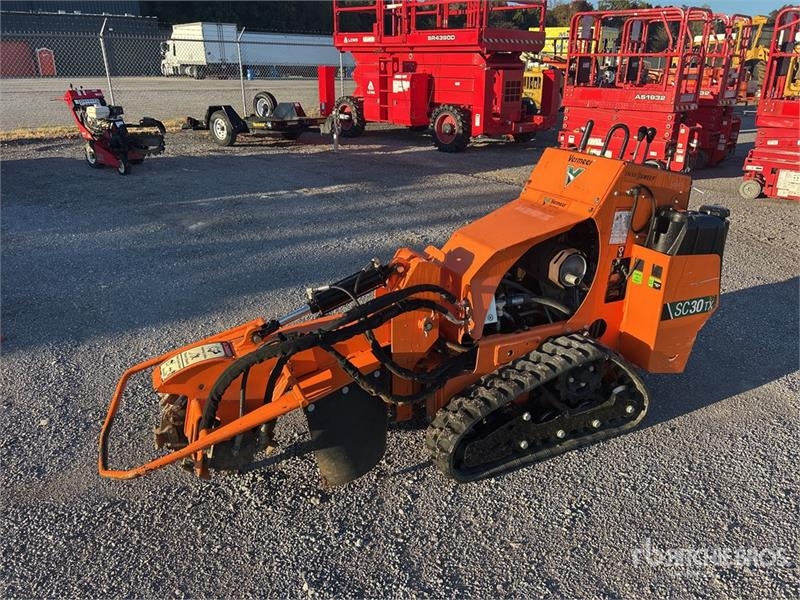 Herse rotative Vermeer SC30TX Walk Behind Stump Grinder — occasion 2022, 717 h