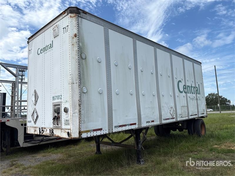 Remorque fourgon Wabash 28 ft x 102 in S/A Van — occasion 1995