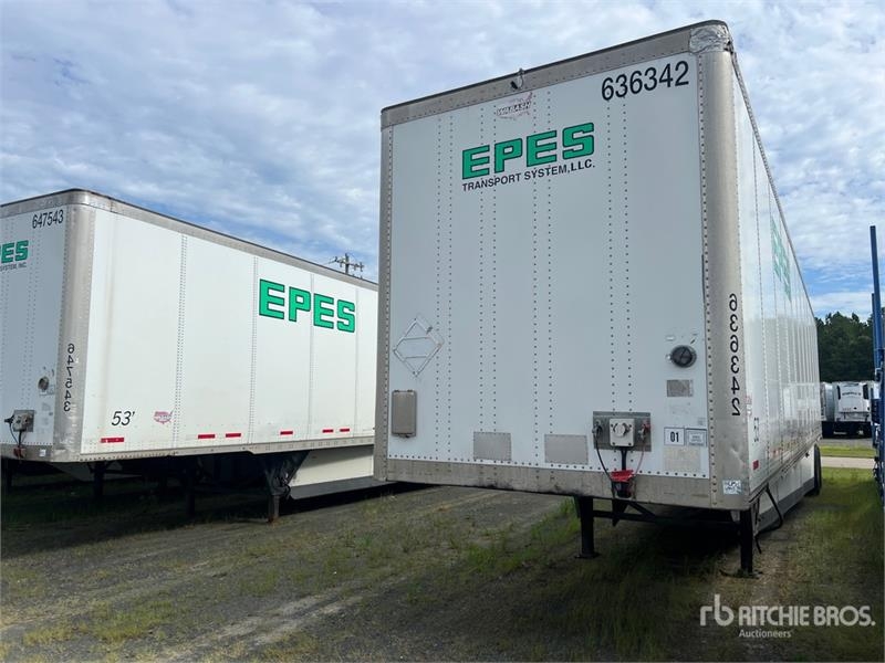 Wabash 53 ft Sliding T/A Van Trailer
