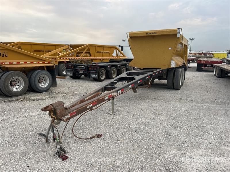 Remorque benne Warren 12 ft T/A Pup Dump — occasion 2015