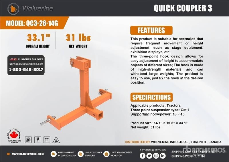 Wolverine QC3-26-14G