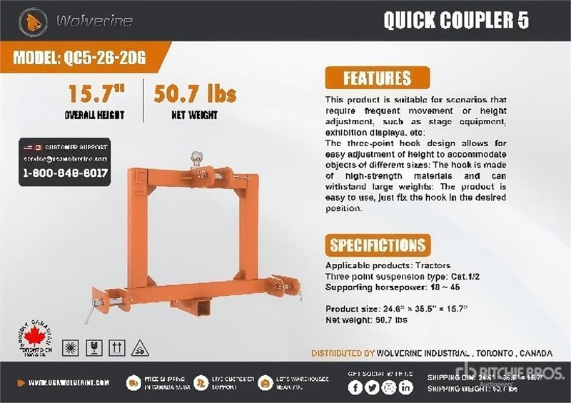 Wolverine QC5-26-20G