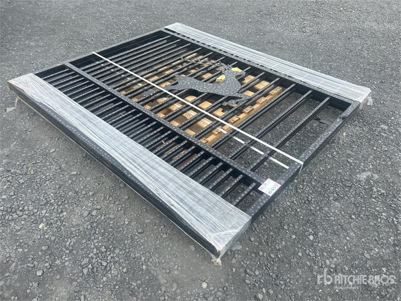 13 ft 8 in x 5 ft 11 in Wrought Iron Bi-Parting Dr