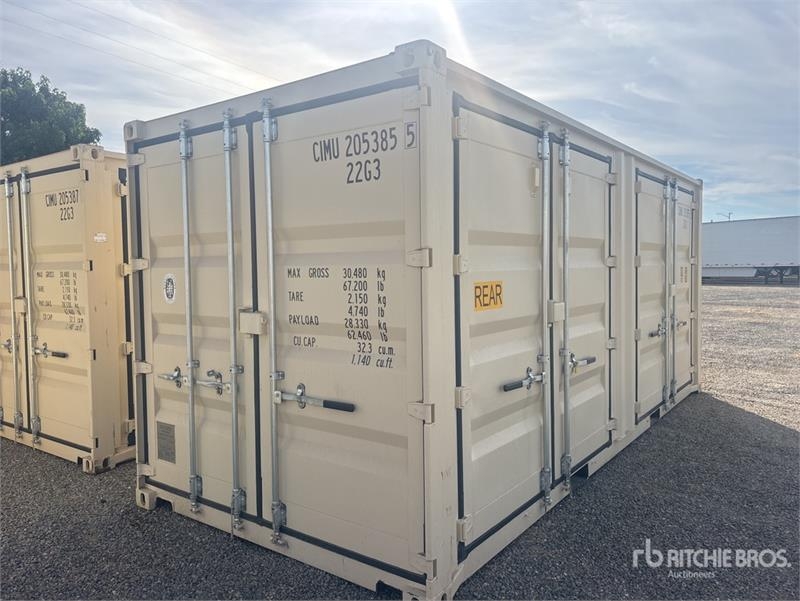 20 ft Standard Multi-Door Storage Container (Unuse