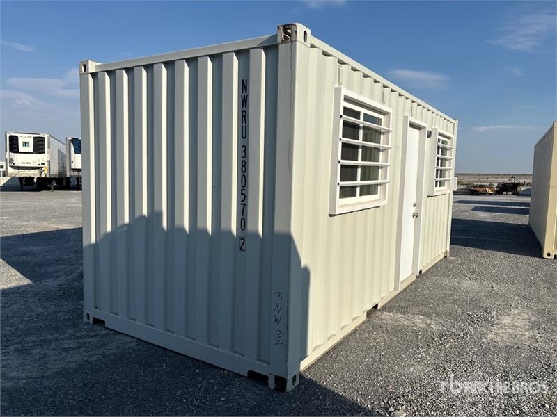 20 ft x 8 ft Skid-Mounted Storage Container Mobile