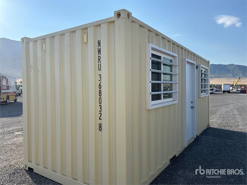 20 ft x 8 ft Skid-Mounted Storage Container Mobile