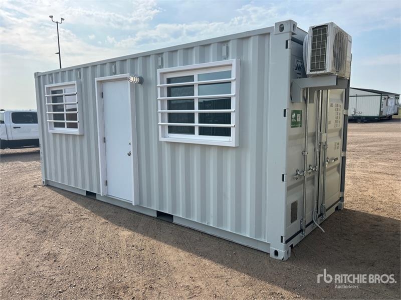 20 ft x 8 ft Skid-Mounted Storage Container Mobile