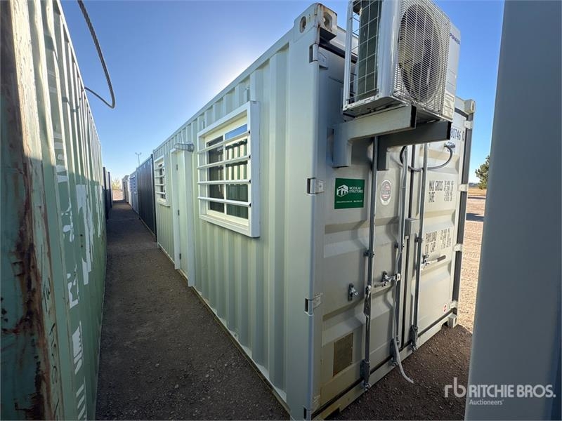 20 ft x 8 ft Skid-Mounted Mobile Office (Unused)