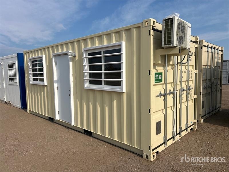20 ft x 8 ft Skid-Mounted Storage Container Mobile