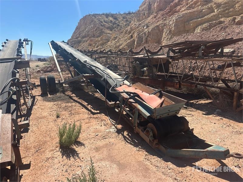 24 in x 39 ft Portable Radial Stacking Conveyor
