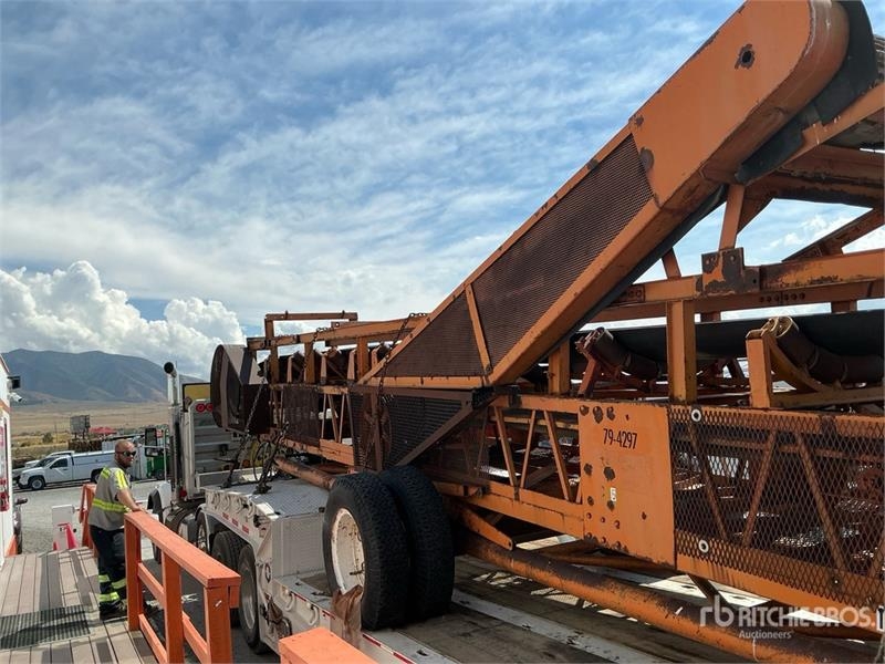 35 in x Portable Transfer Conveyor w/ Feeder Conve