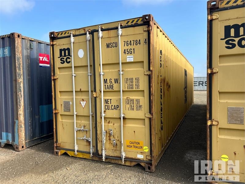 40 ft High Cube Storage Container