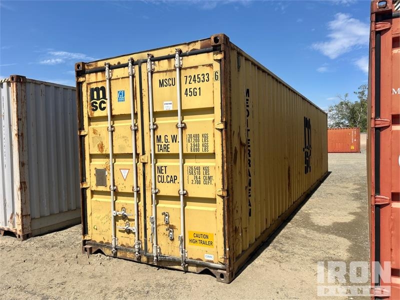 40 ft High Cube Storage Container