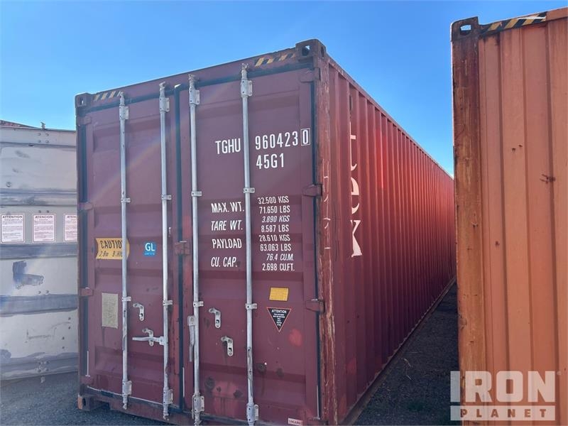 40 ft High Cube Storage Container