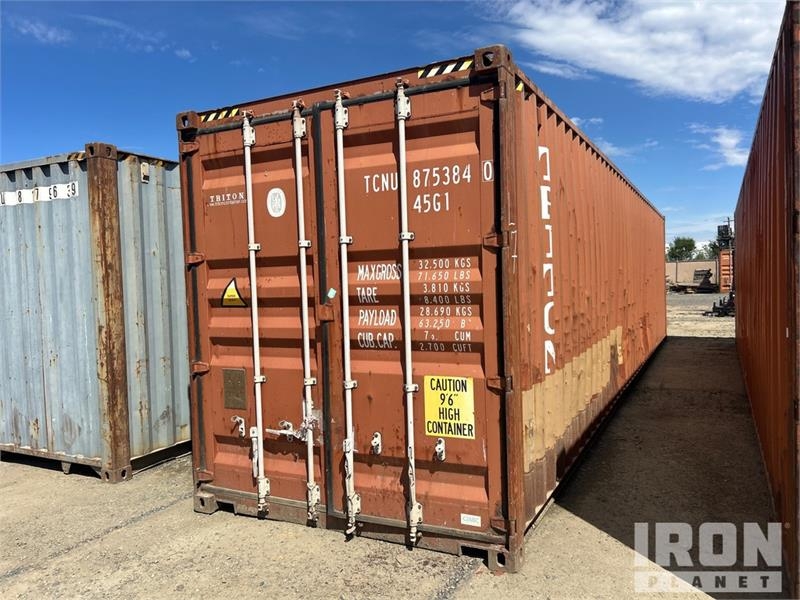 40 ft High Cube Storage Container
