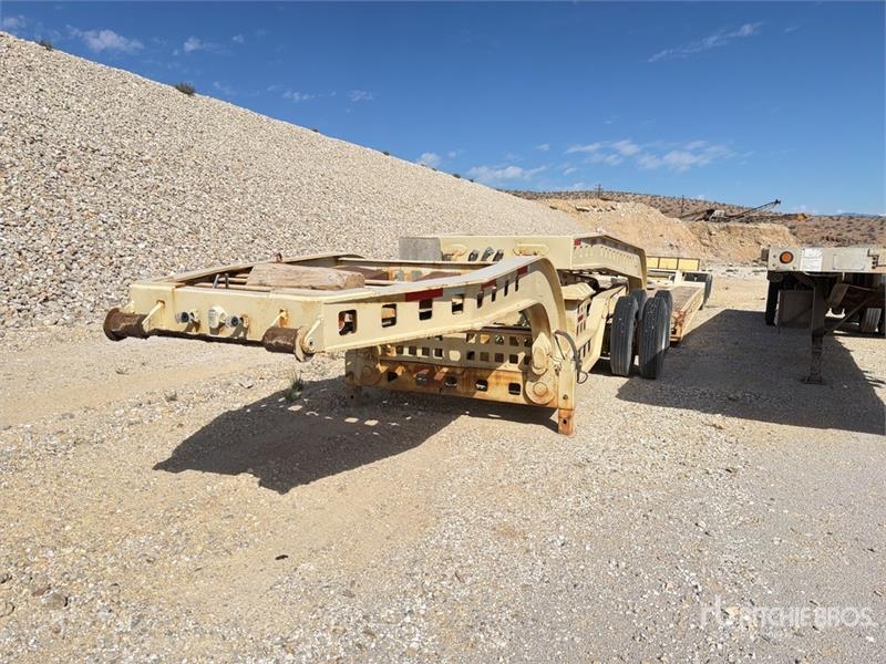 Remorque surbaissée 80T3ABTM 90 ton Tri/A Lowboy — occasion 1988
