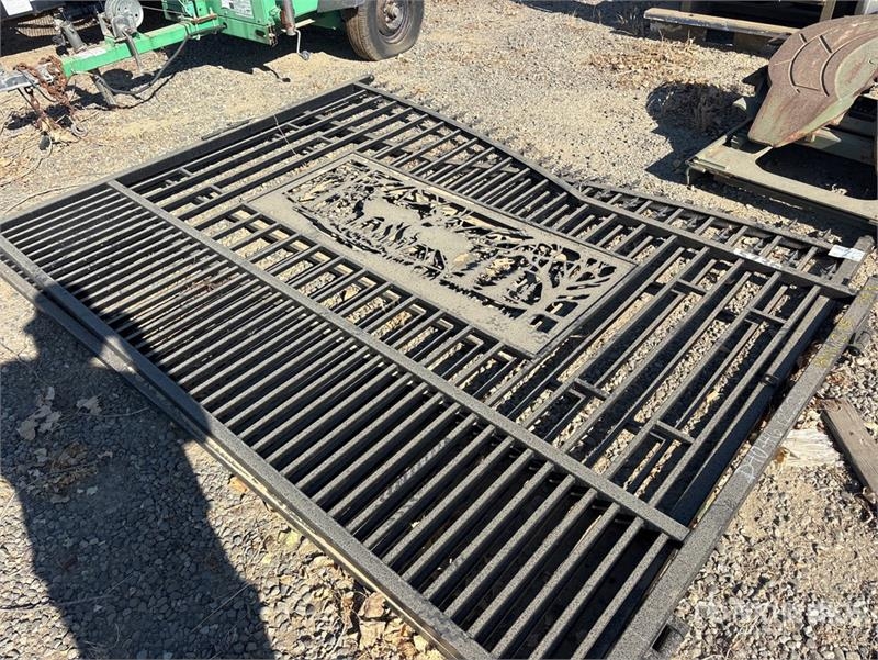 9 ft 3 in x 7 ft Bi-Parting Driveway Gate