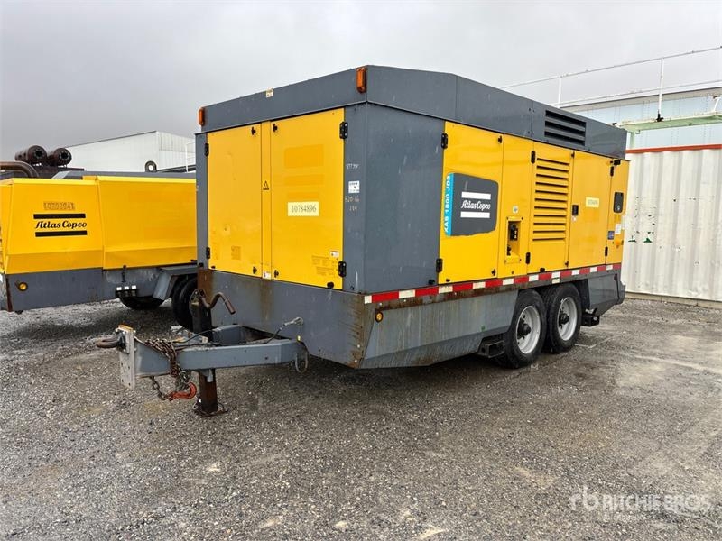 Compresseur Atlas Copco XAS1800JD8 1800 cfm Mobile Air Compressor — occasion 2018, 4 105 h