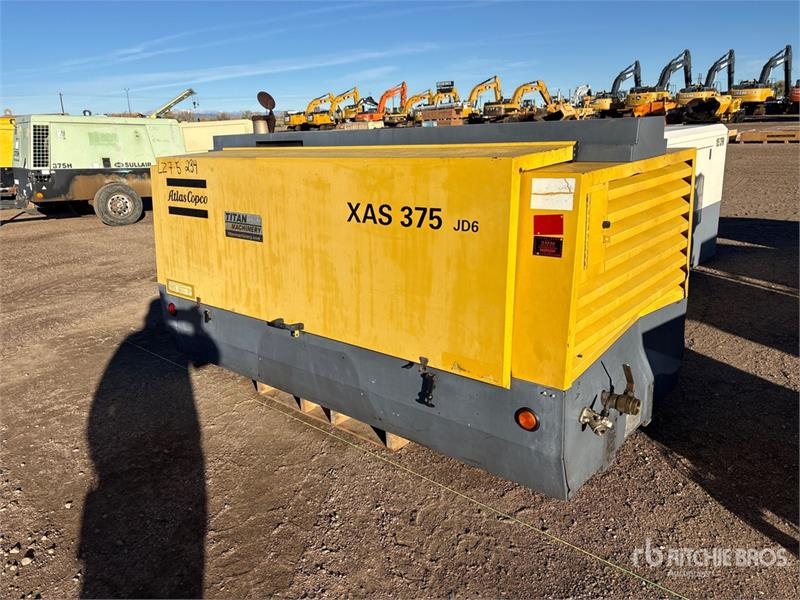 Compresseur Atlas Copco XAS375 — occasion, 381 h