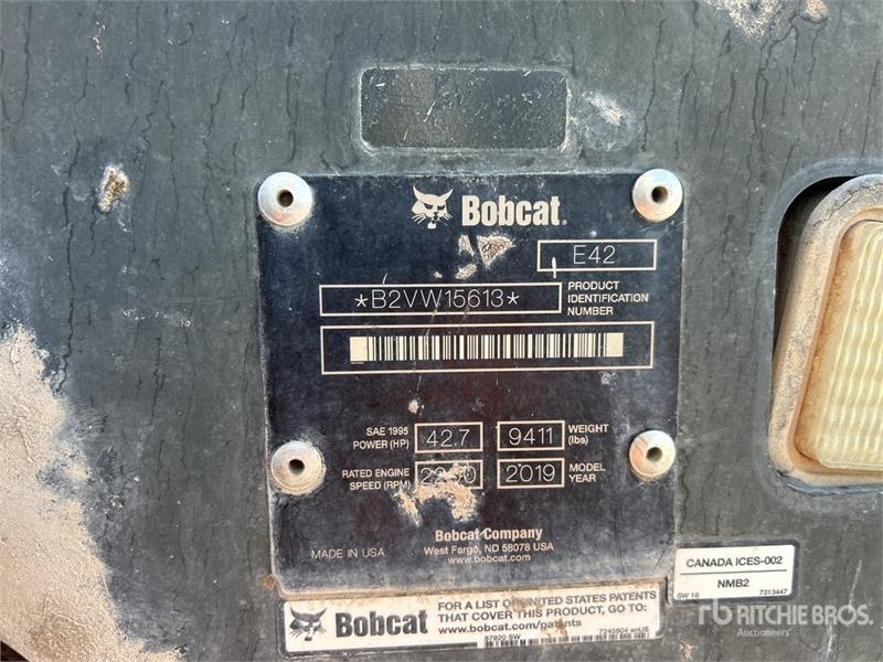 Mini-pelle Bobcat E42-T4 Mini — occasion 2019